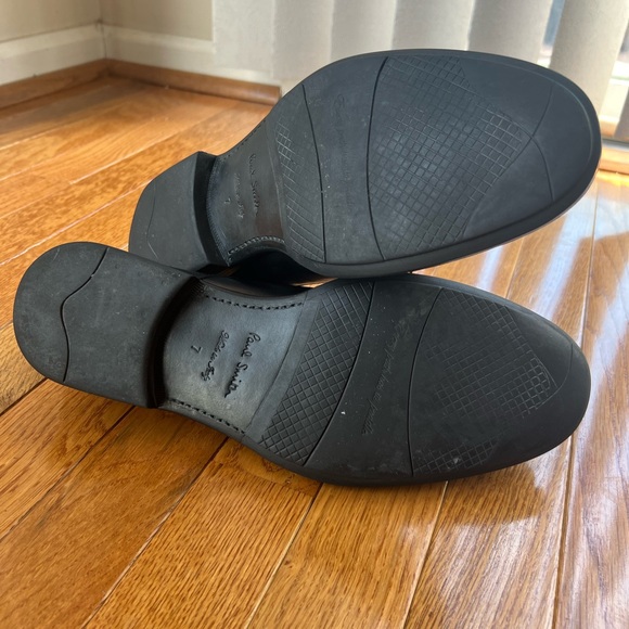 PAUL SMITH PS SMOOTH TOE LEATHER OXFORDS BLACK MEN’S SIZE 7 (#H038) - Picture 13 of 14